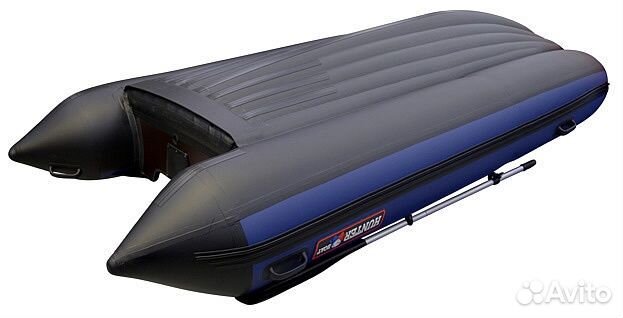 Лодка пвх хантер 360 А синий/чёрный