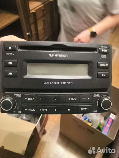 Штатная магнитола на hyundai elantra 4