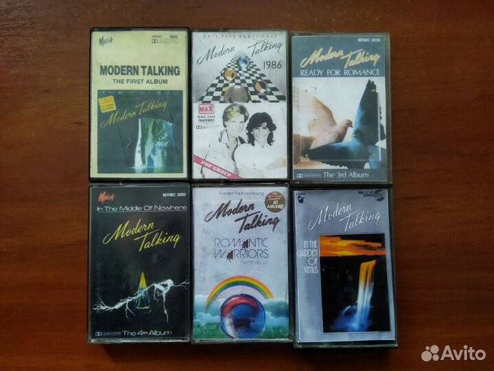 Аудиокассеты Modern Talking