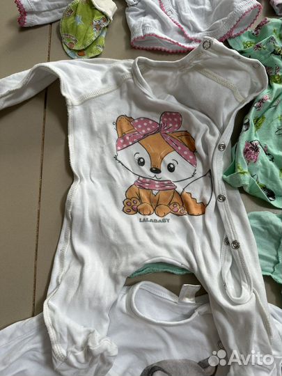 Пакет одежды для девочки 52-62, боди