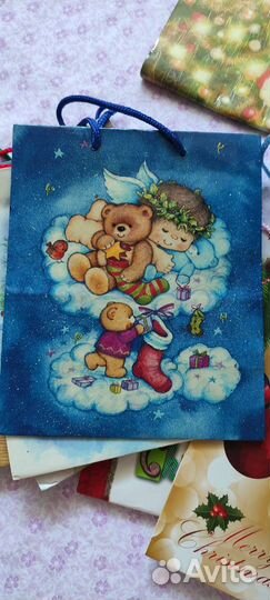 Пакет подарочный, бумажный