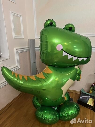 Шар динозавр ростовой 137см