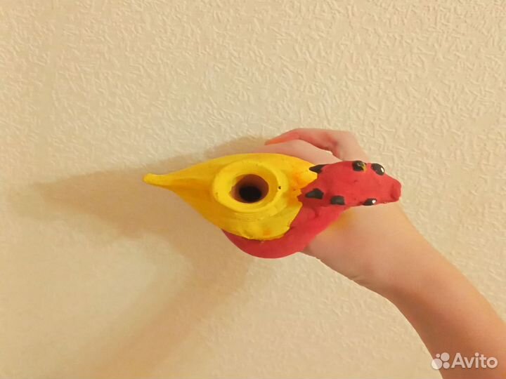 Самодельный подсвечник дракон