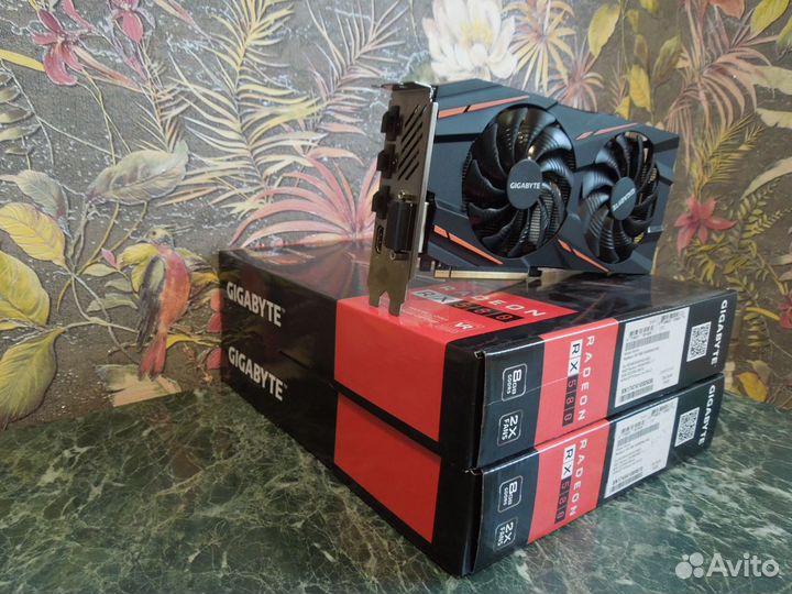 Gigabyte RX580 8Gb Gaming в отличном состоянии