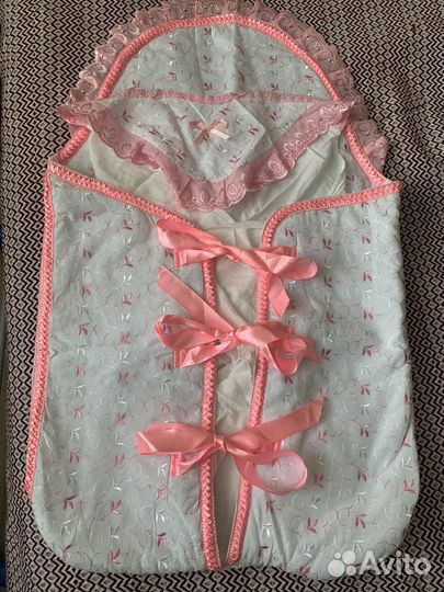 Конверт на выписку для девочки