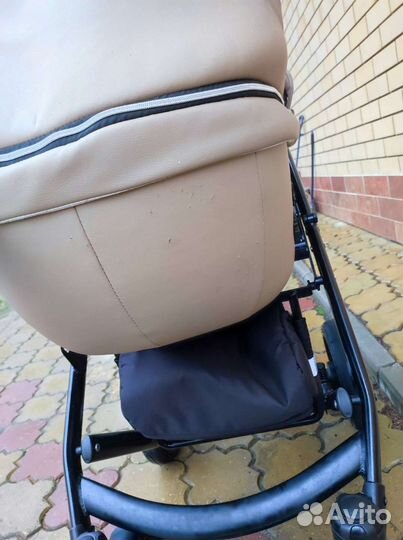 Коляска 2 в 1 эко кожа