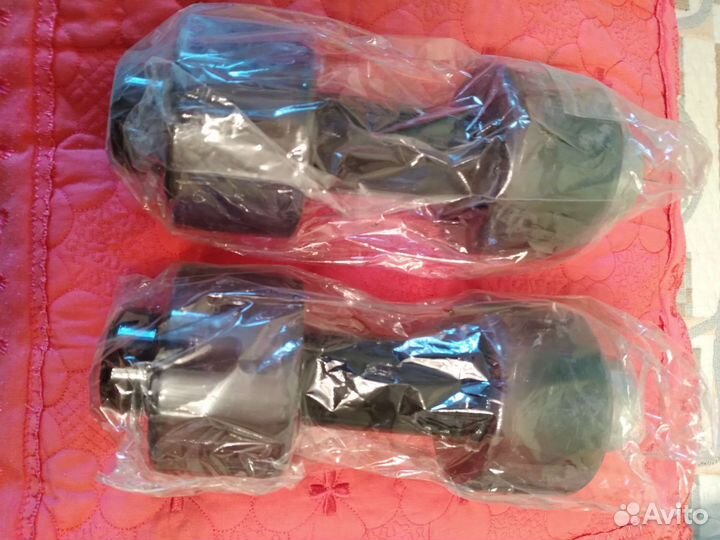 Гантели пластиковые для фитнеса