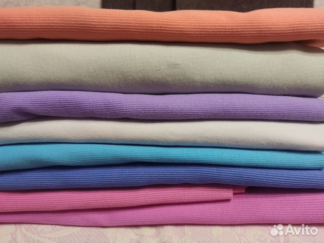 Трикотаж кашкорсе, рибана