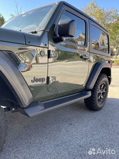 Пластиковые пороги для Wrangler JL (2 двери)