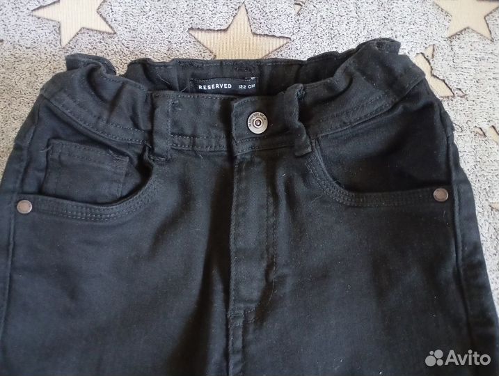 Брюки джинсовые черные