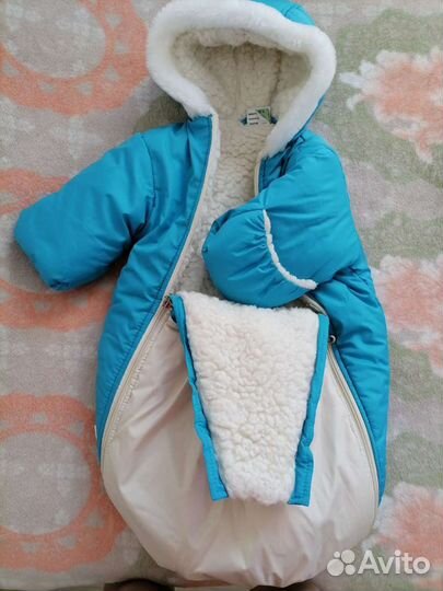 Зимний конверт комбинезон