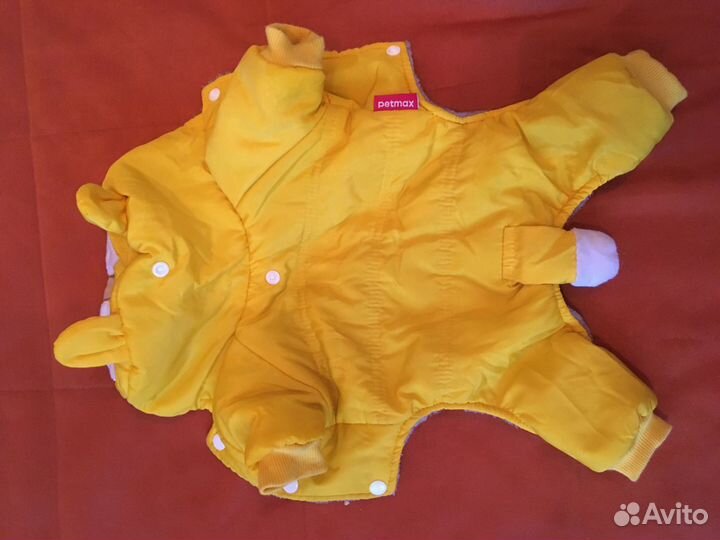 Зимний комбинезон для собаки (мальчик)