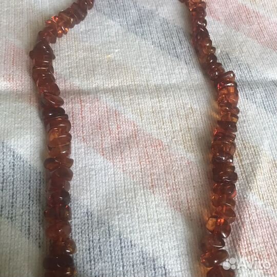 Бусы из натурального янтаря