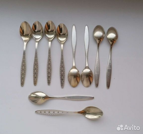 Мельхиор вилка ложка конфетница СССР