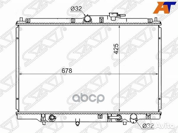 Радиатор Honda Odyssey 94-99 / Shuttle 95-00