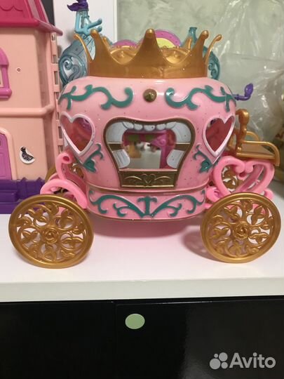Домик каток карета для куклы