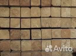 Брус обрезой ест. влаж. хвоя 1 сорт 100х100х6,0