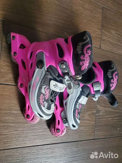 Роликовые коньки детские раздвижные