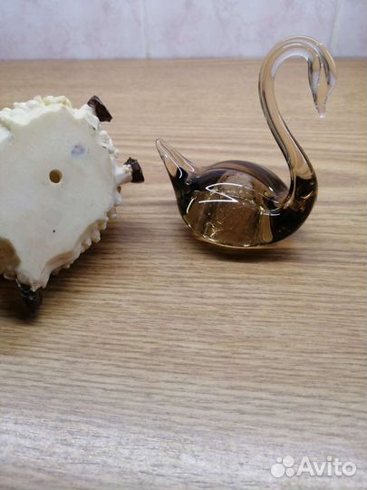 Статуэтки полистоун, стекло, рог, ссср, винтаж