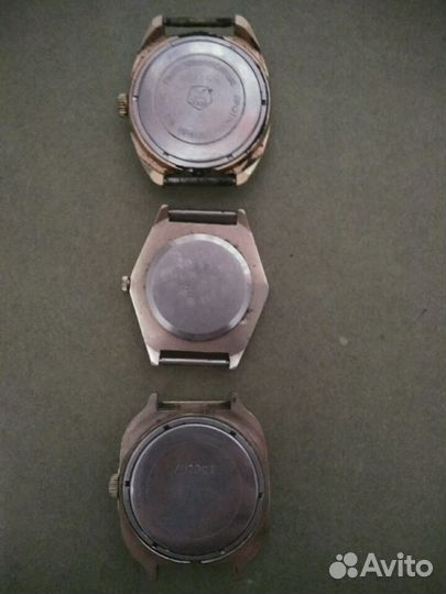 Часы СССР слава три вида