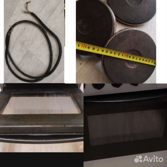 Конфорки блины провод стекло дверца электроплита