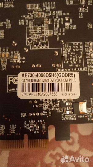 Видеокарта GT730 4G ест