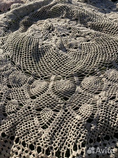 Старинная скатерть ручной работы