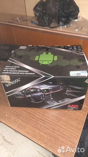 Штатное головное устройство android prado 150