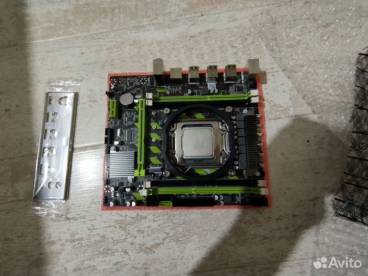 Комплект - Мат. плата + проц e5 + оперативка 32 gb