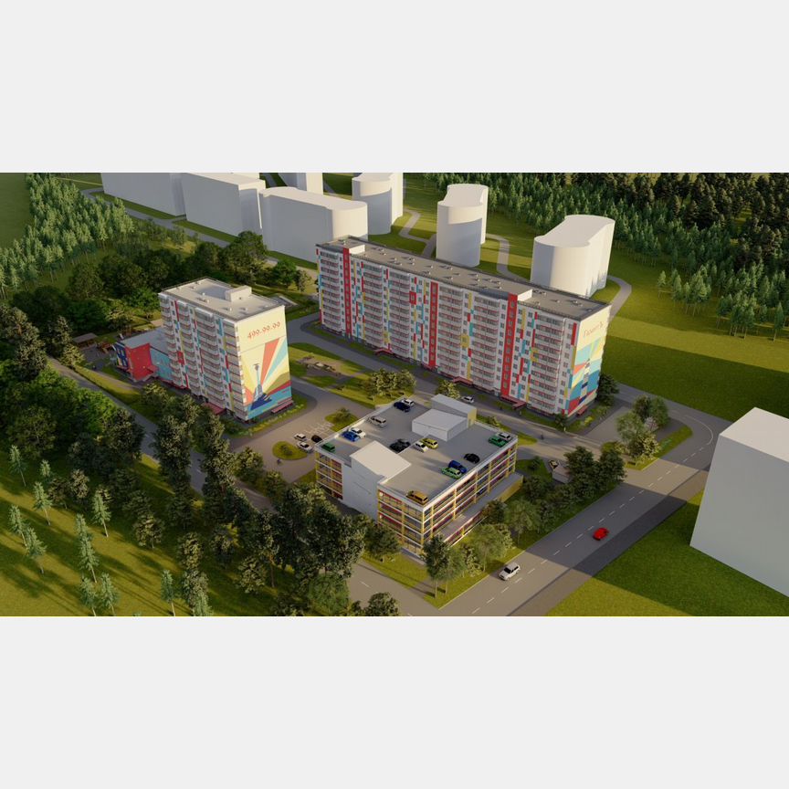 2-к. квартира, 69 м², 1/10 эт.
