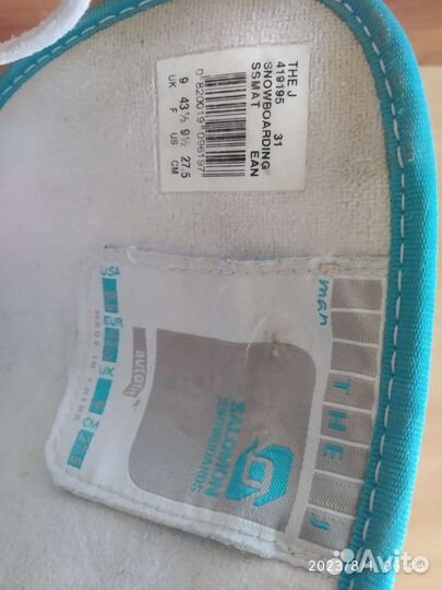 Сноубордические ботинки 43