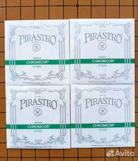 Струны для скрипки Pirastro Chromcor 1/4-1/8 новые