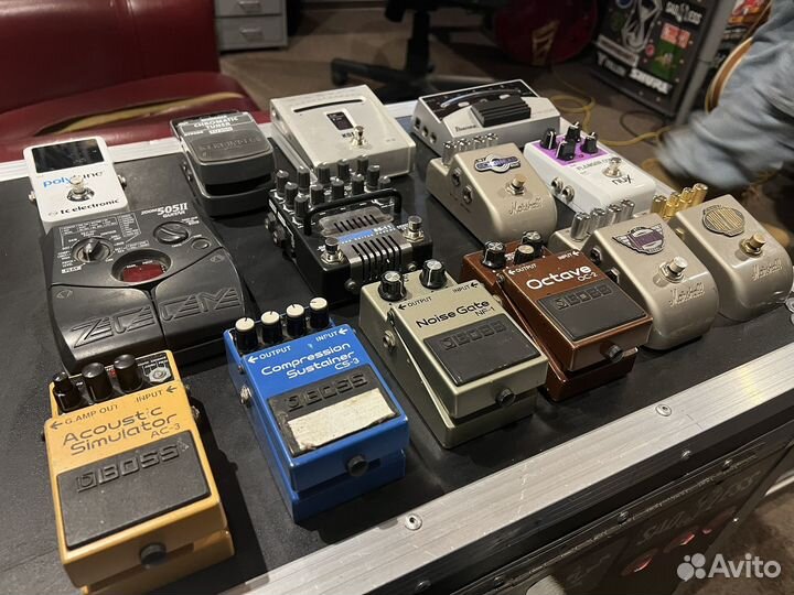 Гитарные эффекты boss marshall AMT korg