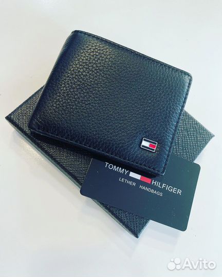 Бумажник мужской кожаный