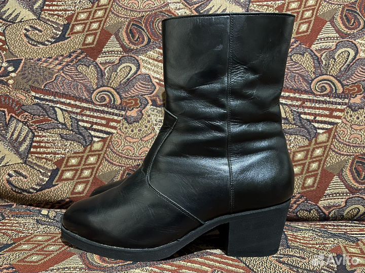 Ботинки мужские кожаные зимние тёплые 42 размер ру