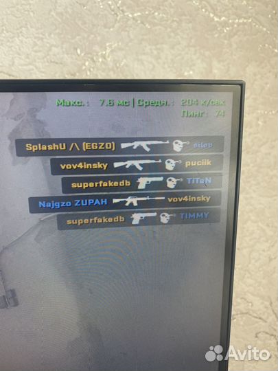 Игровой системный блок с монитором