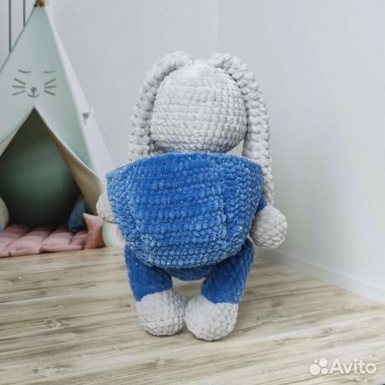 Мягкая игрушка Заяц (ручной работы)