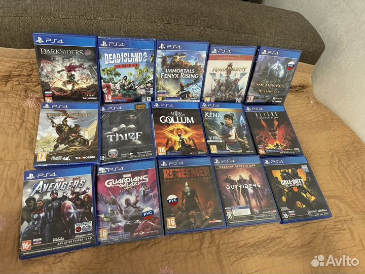 Много игр на ps 4 ps5