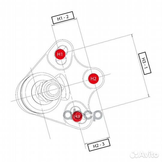 Cbbz-1 Опора шаровая CB0005 CTR