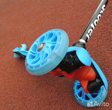 Самокат Scooter мини mini(Оригинал) с регулируемой