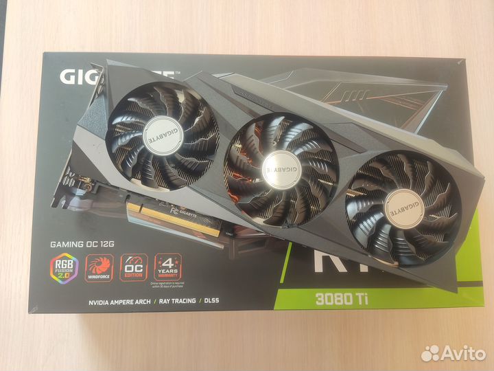 Видеокарта Gigabyte rtx 3080 ti Gaming OC 12gb