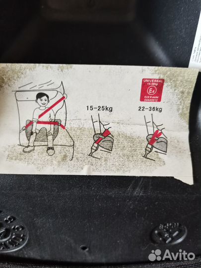 Кресло детское автомобильное