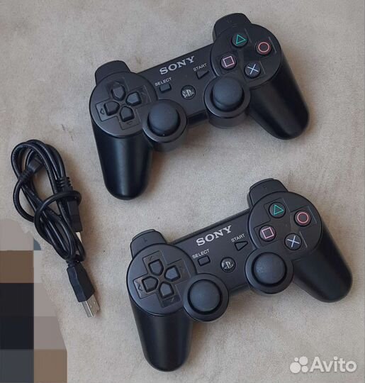 Игровая приставка sony playstation 3(+2 джойстика)