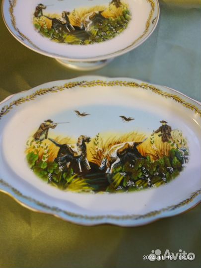 Блюдо и вазочка