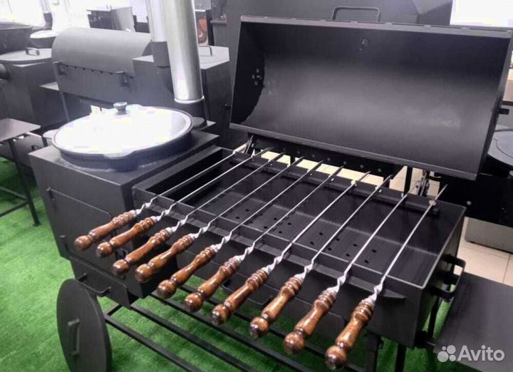 Мангал казан барбекю 4 мм mkbbq