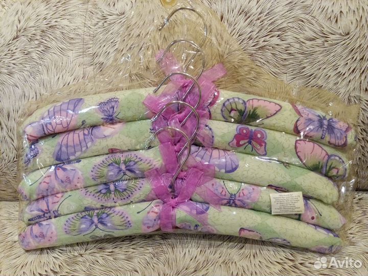Вешалки плечики мягкие, 5 шт (новые)