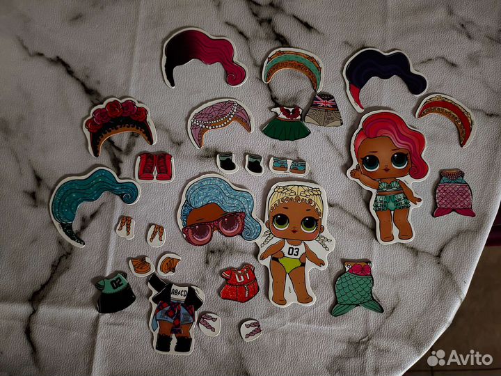 Магнитные куклы с одеждой