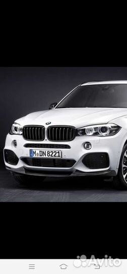 Губа бампера бмв f15