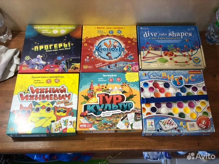 Настольные игры для детей много разных