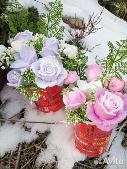 Букеты из мыла ручной работы